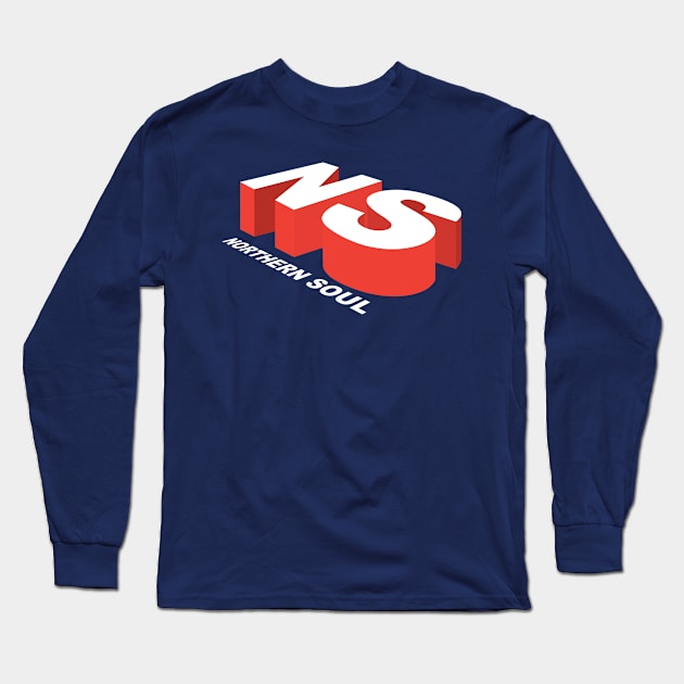 Northern Soul Long Sleeve T-Shirt by modernistdesign